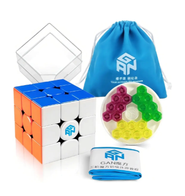 Cubo Mágico 3x3x3 Gan 356 M + Peças Ges Magnético